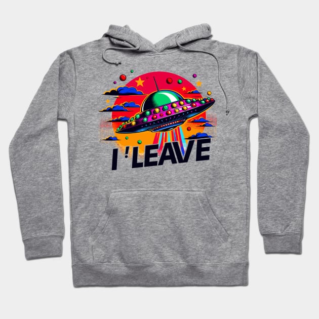 Ufos Hoodie by Vehicles-Art